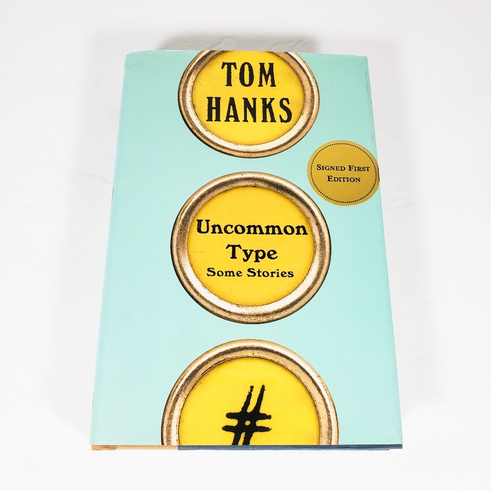 Signed Tom Hanks Uncommon Type Autographed First Edition Hardcover Book NEW
